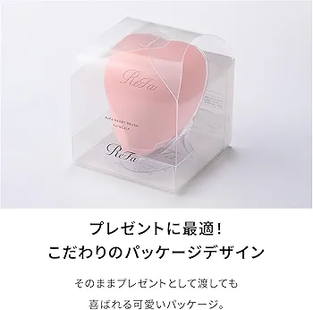 ハートブラシフォースカルプ マットピーチ イオンケアブラシプレミアム ブラック おひとり様2点まで】リファ ハートブラシ フォー スカルプ